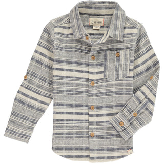 Me & Henry Shirt - Blue & Cream