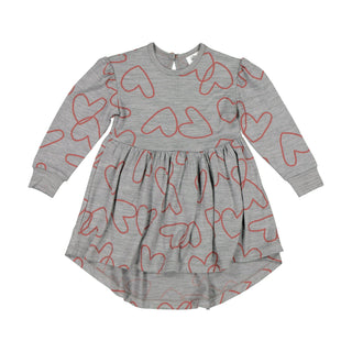 LFOH Emilia Dress - Grey Marle Love