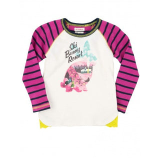 Hatley Raglan Top - Ski Bunny