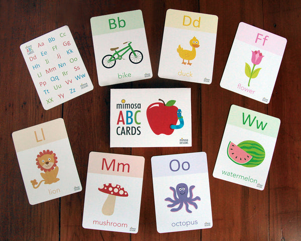 Mimosa Flash Cards - ABC - Eloquence Boutique