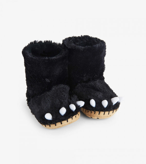 Hatley Slippers - Black Bear Paws