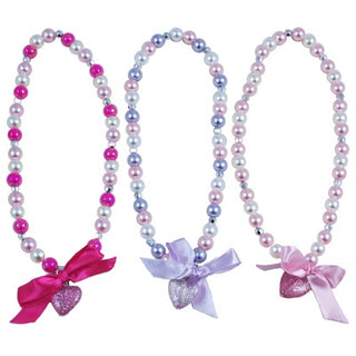 Pink Poppy Necklace - Sparkle Princess