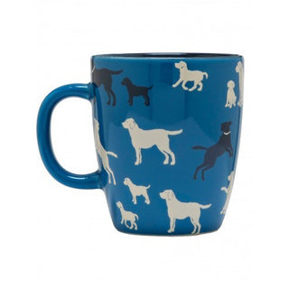 Hatley Coffee Mug - Labs on Blue - Eloquence Boutique