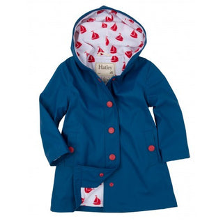 Hatley Splash Jacket - Navy Sailboats