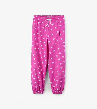 Hatley Splash Pants - Multi Hearts - Eloquence Boutique