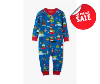 Hatley Christmas Unionsuit - Retro Festive