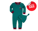 Hatley Christmas Coverall with Cap - Knotty or Nice