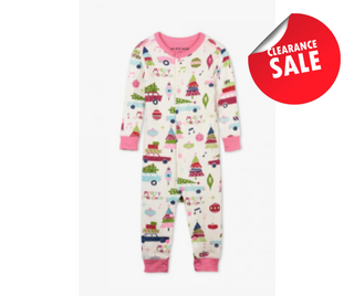 Hatley Christmas Unionsuit - Retro Festive