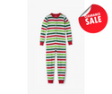 Hatley Christmas Unionsuit - Christmas Stripes