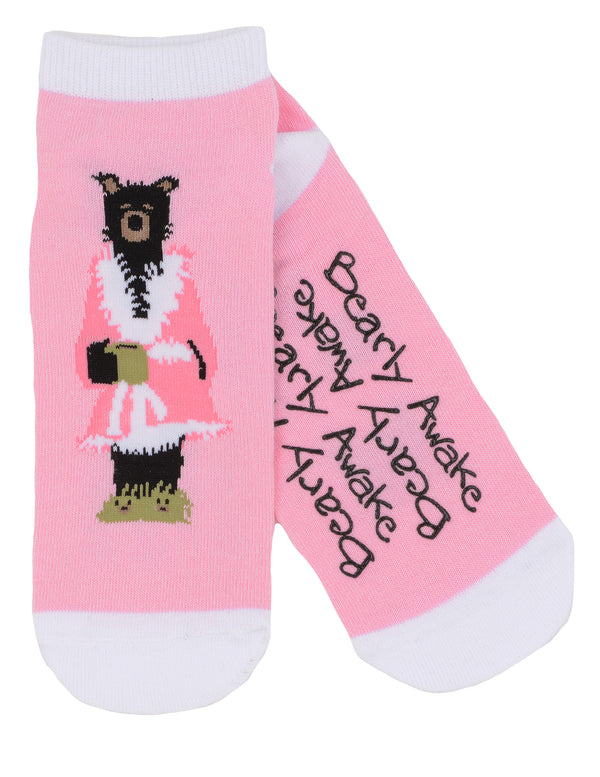 Hatley Womens Ankle Socks - Bearly Awake - Eloquence Boutique