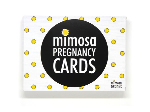 Mimosa Milestone Cards - Pregancy - Eloquence Boutique