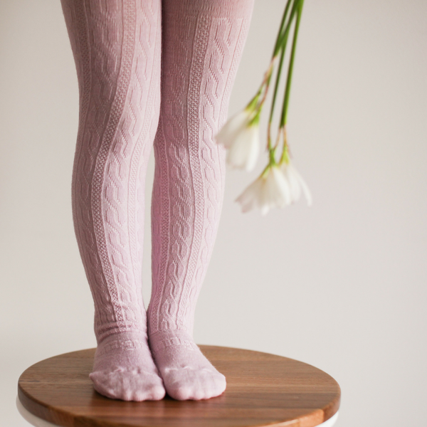 Lamington Merino Tights - Ballerina - Eloquence Boutique