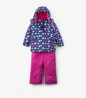 Hatley Snow Suit - Multi Hearts - Eloquence Boutique