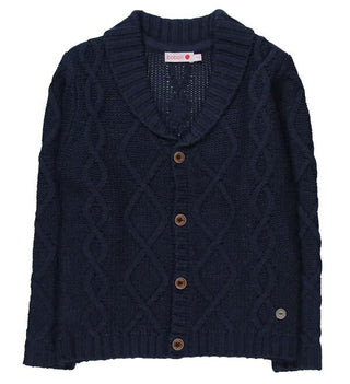 Boboli Cardigan - Navy Cable