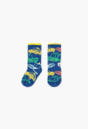 Boboli 3pk Socks - Orange/Blue Combo - Eloquence Boutique