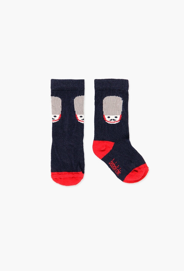 Boboli 3pk Socks - Winter Greys - Eloquence Boutique