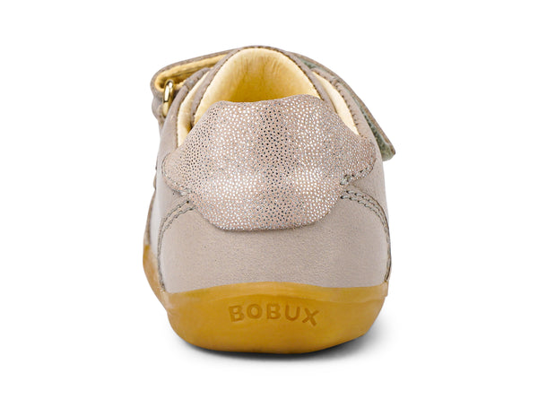 Bobux Step Up - Sprite Taupe + Silver