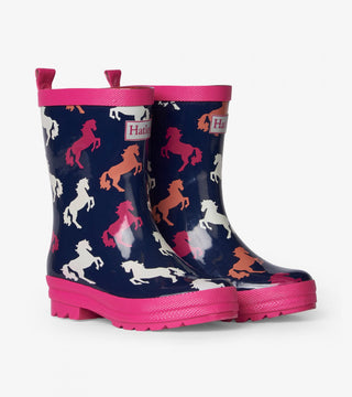 Hatley Gumboots - Playful Horses