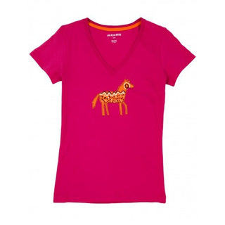 Hatley Womens Pyjama Top - Petroglyph Horses - Eloquence Boutique