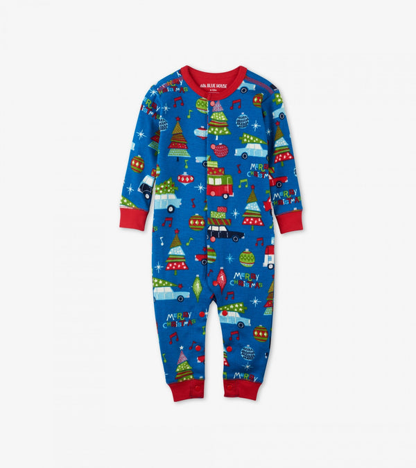 Hatley Christmas Unionsuit - Retro Festive