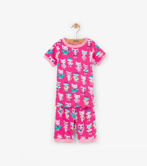 Hatley Pyjamas - Felines in Floats