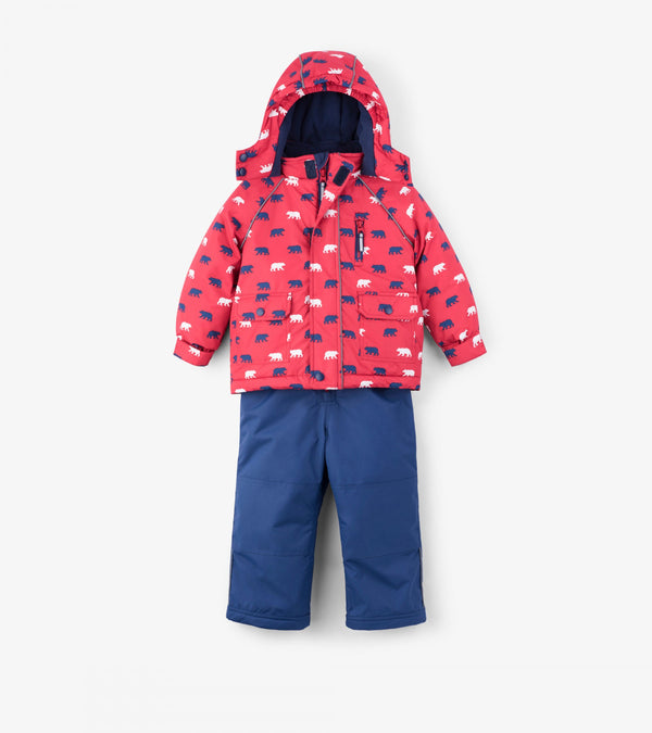 Hatley Snow Suit - Polar Bear - Eloquence Boutique