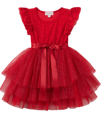 Designer Kidz My 1st Tutu - Red Sparkle