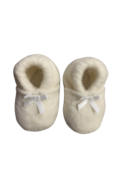Snuggly Baby Booties - Natural