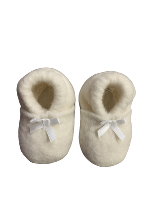 Snuggly Baby Booties - Natural