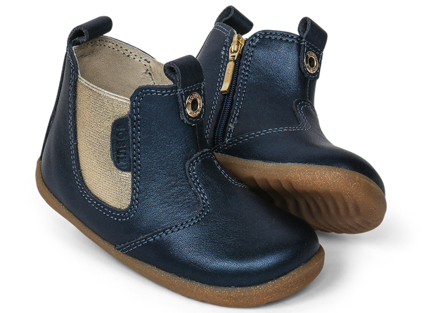 Bobux Step Up - Navy Shimmer Jodhpur