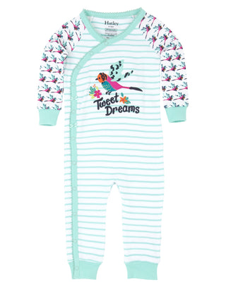 Hatley Wrap Coverall - Tweet Dreams
