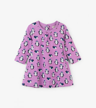 Hatley Mini Dress - Precious Penguins