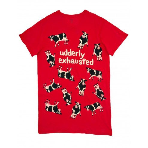 Hatley Sleepshirt - Udderly Exhausted - Eloquence Boutique