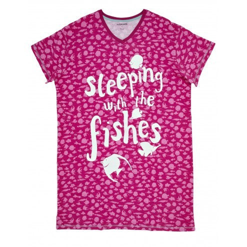 Hatley Sleepshirt - Sleeping with the Fishes - Eloquence Boutique