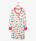 Hatley Night Dress - Patterned Moose - Eloquence Boutique