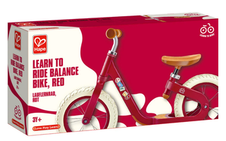 Hape Learn To Ride Balance Bike - Red