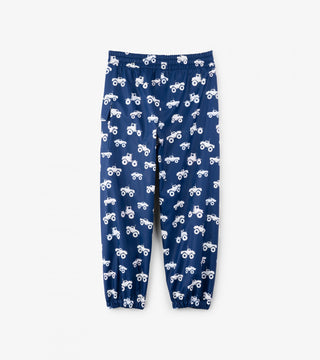 Hatley Splash Pants - Monster Trucks - Eloquence Boutique