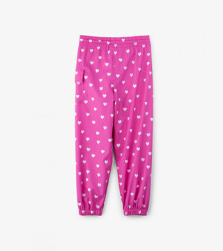 Hatley Splash Pants - Multi Hearts - Eloquence Boutique