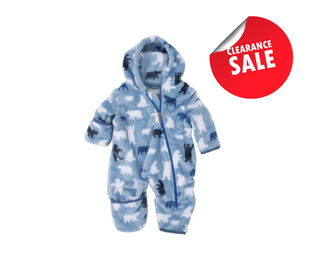 Hatley Infant Fuzzy Fleece Bundler - Polar Bear Boy