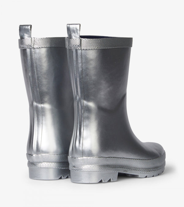 Hatley Gumboots - Sliver Shimmer