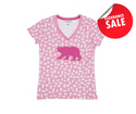 Hatley Womens Pyjama Top - Fuchsia Bears