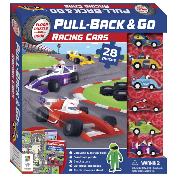 Hinkler Pull Back & Go - Racing Cars
