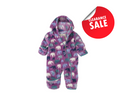 Infant Fuzzy Fleece Bundler - Patterned Elephants