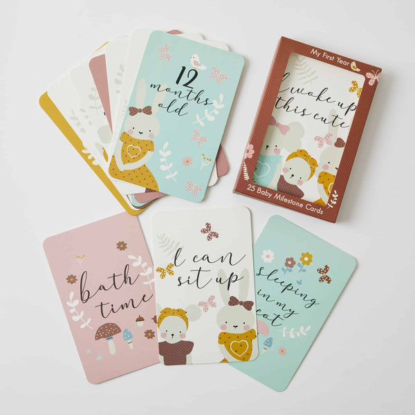 Jiggle & Giggle Milestone Cards - In The Meadow