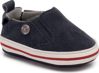 Klin Baby Shoe - Navy & Red