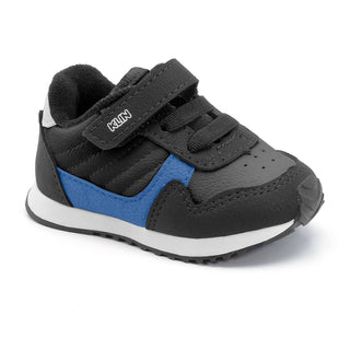 Klin Mini Walk Tennis - Black White and Royal Blue