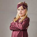 Little Flock of Horrors Darcy Headband - Mulberry - Eloquence Boutique