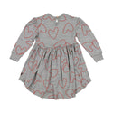 LFOH Emilia Dress - Grey Marle Love