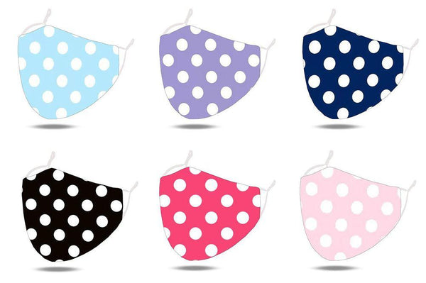 MASKiT Adult Masks -  Big Dots