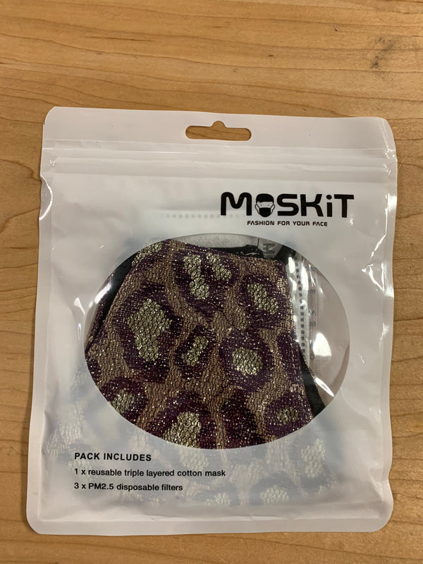 MASKiT Adult Masks - Leopard Lux